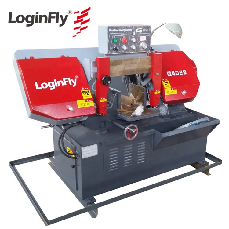 CHINA  Loginfly CE  Horizontal Hydraulic  Metal Cutting Band Saw Machine