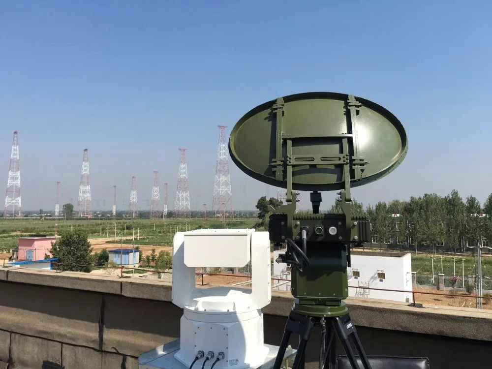 Border Defense Radar Connecting Surveillance Thermal Camera