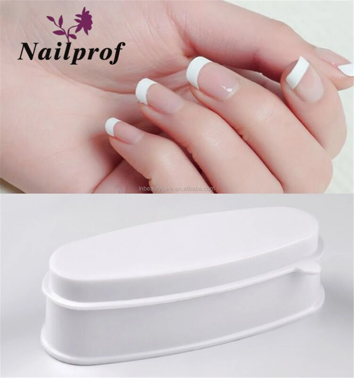 Nailprof フレンチディップパウダーコンテナフレンチディップネイルコンテナフレンチトレイマニキュアモールド スマイルラインメーカー Buy Nailprof フランスの浸漬粉流体コンテナ Nailprof フランス語dipネイルコンテナ Nailprof スマイルラインメーカー