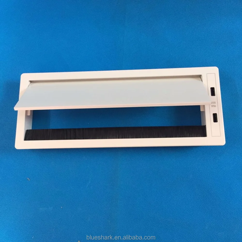 
 Стол для конференций, столы, Проволочный Кабель, втулка с двойным usb-зарядным устройством/мягкий закрытый офисный Настольный кабель, коробка для управления  