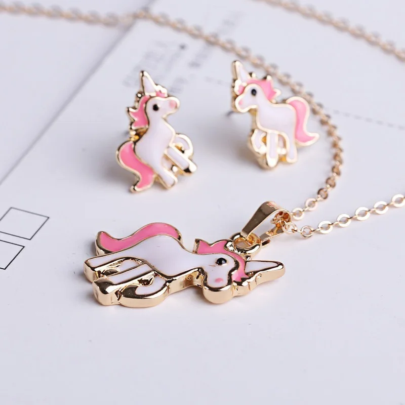 26 Pièces Bijoux Licorne Pour Fille – Sac, Collier, Bracelet, Diadème… Kit Complet ! - 11