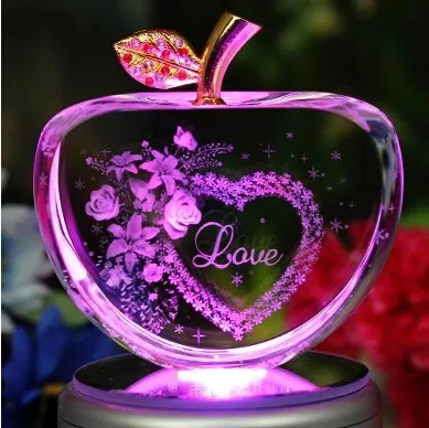 Lampe Led En Cristal Apple Cadeau D Anniversaire Et De Noel Pour Amis Offre Speciale Buy Cadeau D Anniversaire Apple Crystal Cadeau D Anniversaire Pour Amoureux Cadeaux D Anniversaire Pour Ami Product On Alibaba Com