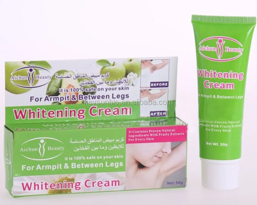 under arms and under legs whitening cream