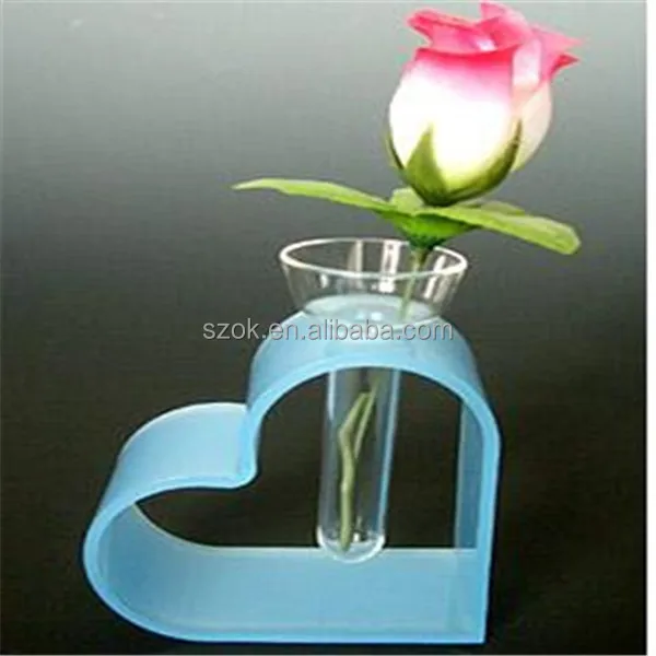 ハート型ブルーカラーアクリル花瓶 アクリル花瓶 Buy アクリル花瓶 心臓の形のアクリルwholsaler用花瓶 Buleの色のフラワーベースアクリル Product On Alibaba Com