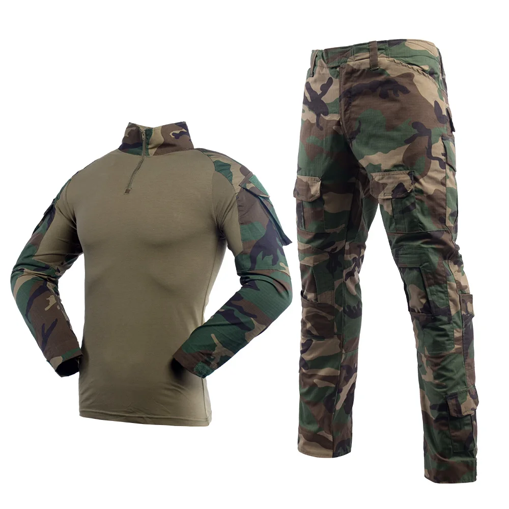 Camisas y Pantalón cargo de camuflaje Jungle para hombre|