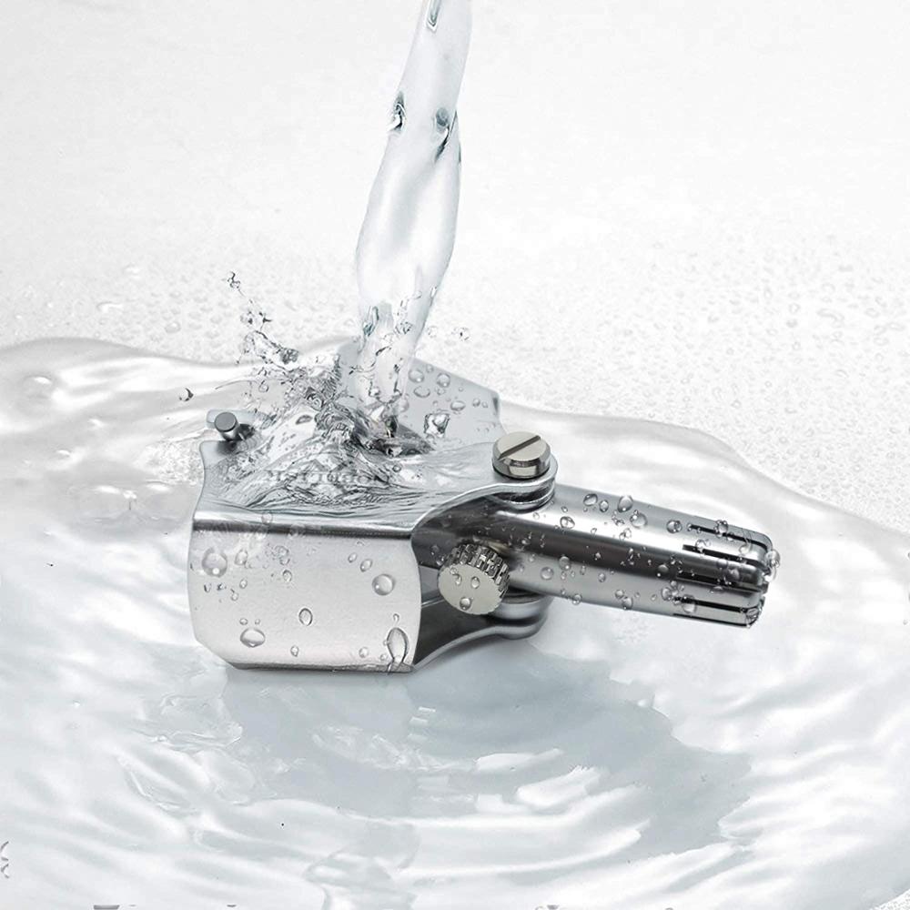 
Рекламные подарки, портативный одноразовый мужской триммер для волос в носу из нержавеющей стали 