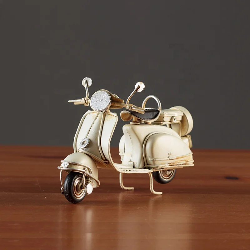 
Античное металлическое ремесло, украшение для дома, винтажный скутер, детская игрушка на день рождения, подарки, креативные поделки для дома, паба, офиса, украшение 