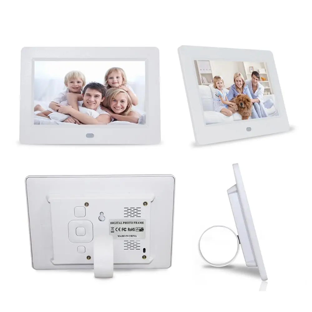 10-Inch Digital Photo Frame with Video Playback Clock MP3 Audio-Supports AVI MP4 Format Free Download Movies Acrylic Material