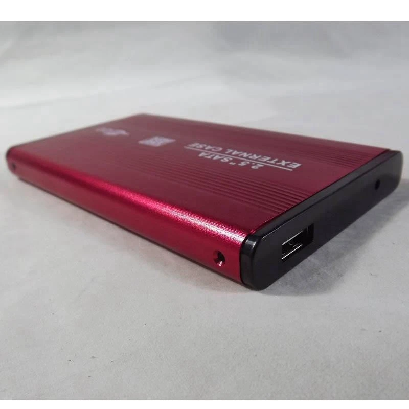 Red 2.5" SATA USB 2.0 External Hard Drive Enclosure - For Laptop HDD & SSD 3 thumbnail image