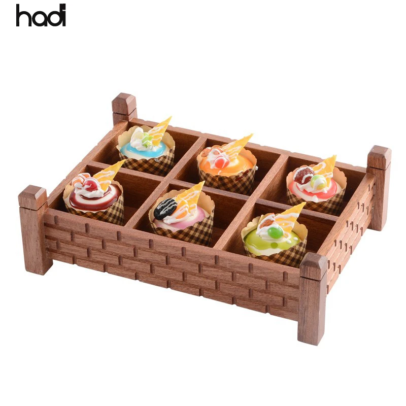 2個セット HERSHEY'S チョコレートディスプレイスタンド 3段式 HADI バフェット用木製3段フードディスプレイスタンド