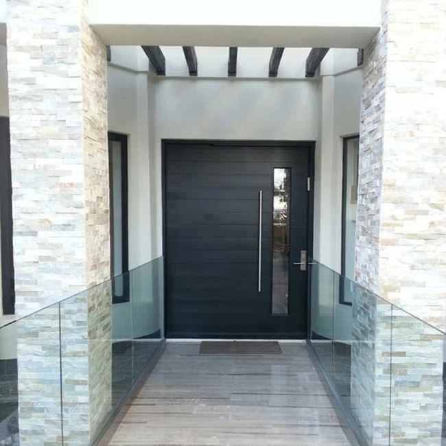 Modern Design System Floor Spring Entry Front Pivot Door