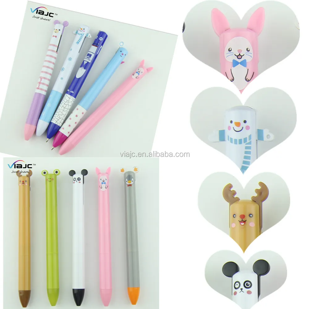 Kawaii 2色ボールペン漫画のキャラクターゲルボールペン Buy 2 色ボールペン 漫画のペン かわいいボールペン Product On Alibaba Com