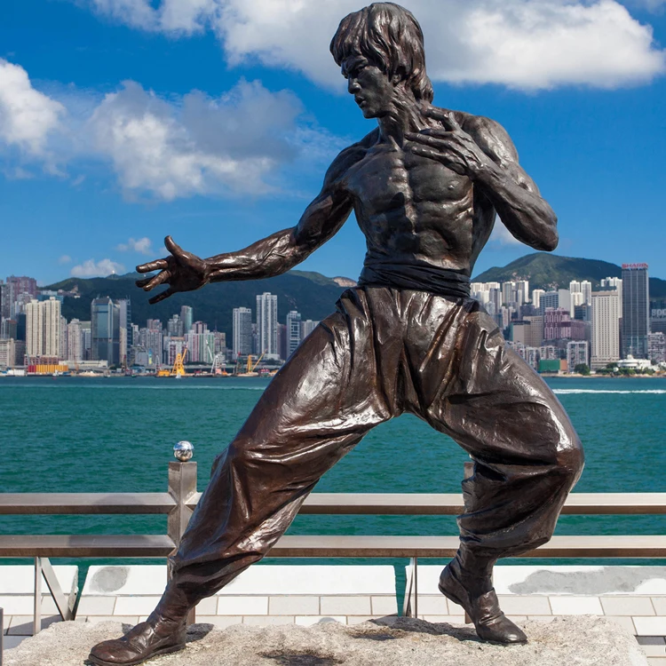 Famous Life Size Bronze Bruce Lee Statue In Hong Kong - Buy Bruce Lee Statue  Life Size,Bronze Bruce Lee Statue,Famous Bruce Lee Statue Product on  