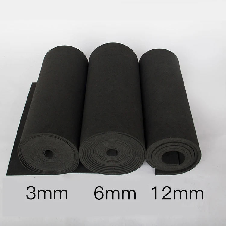 SBR Material Floor Vibration Damping and Sound Insulation Mat