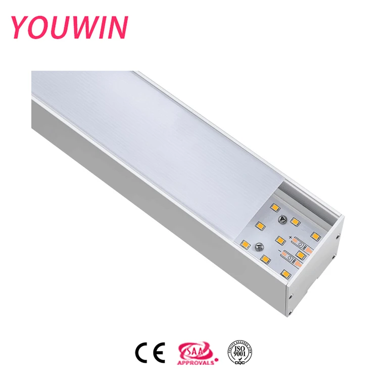 
Ali09, подвеска из алюминиевого профиля европейского качества, офисное светодиодное линейное освещение 