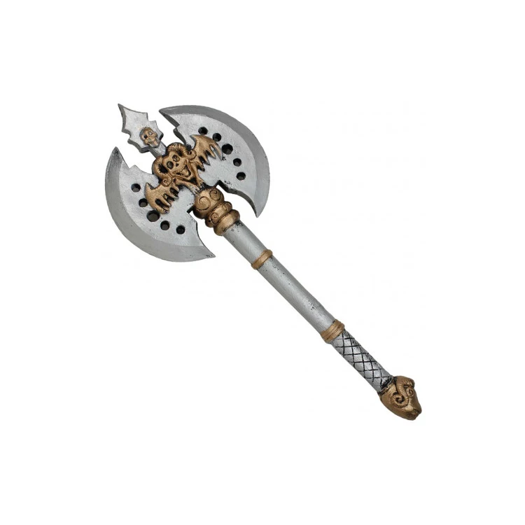 定制新奇武器恶意有角恶魔神双头ram Pu泡沫斧 Buy 武器斧 Pu泡沫斧 双头斧product On Alibaba Com