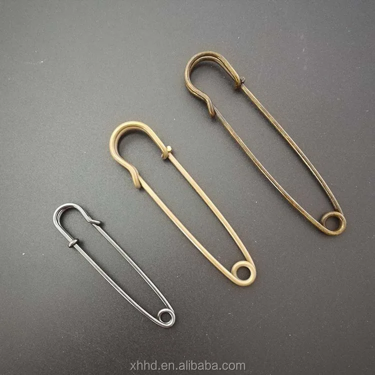 Булавка для одежды, золотые, черные, серебряные, бронзовые, металлические булавки в форме груши, игла для тыквы, стальная проволочная булавка