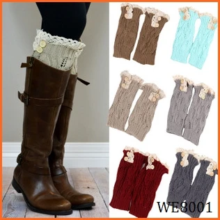 women's lace top boot socks