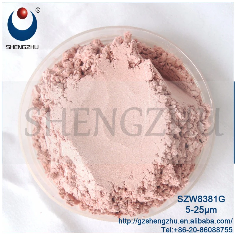 Розовое золото, розовый жемчуг, порошок слюды, пигмент для косметики