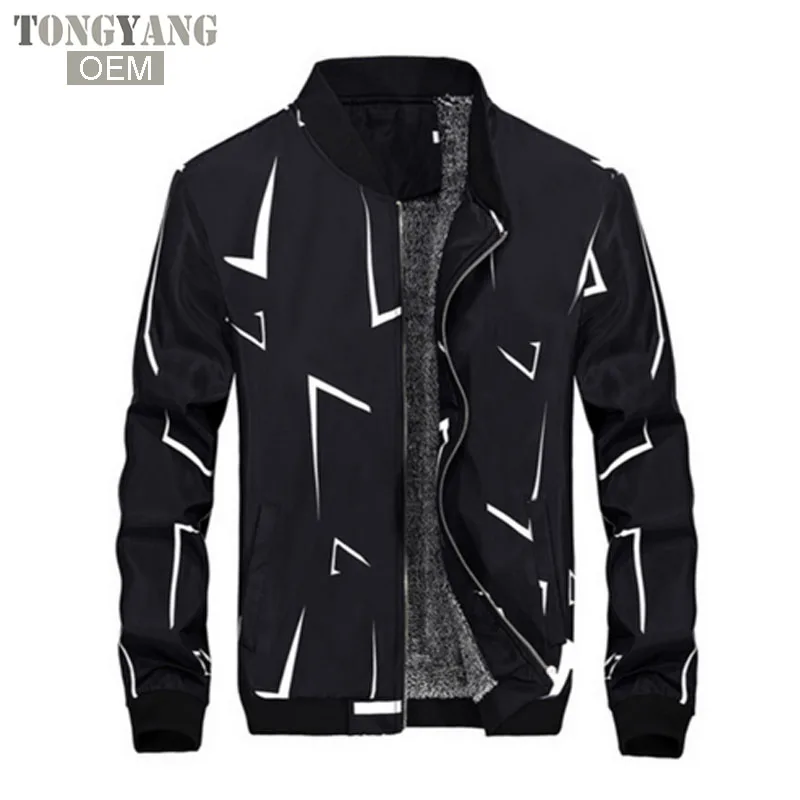 TONGYANG-chaquetas informales ajustadas para hombre, prendas de vestir,  Top, Cazadora Bomber juvenil para adolescentes