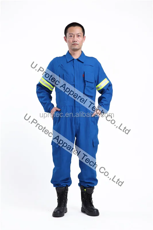 
New style FR Coverall 100% FR cotton coverall reflective safety garments workwear clothing 