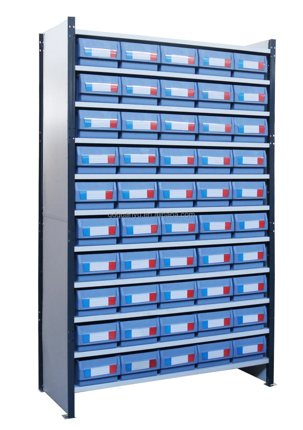 Plastic Storage Bin with Tool Cabinet