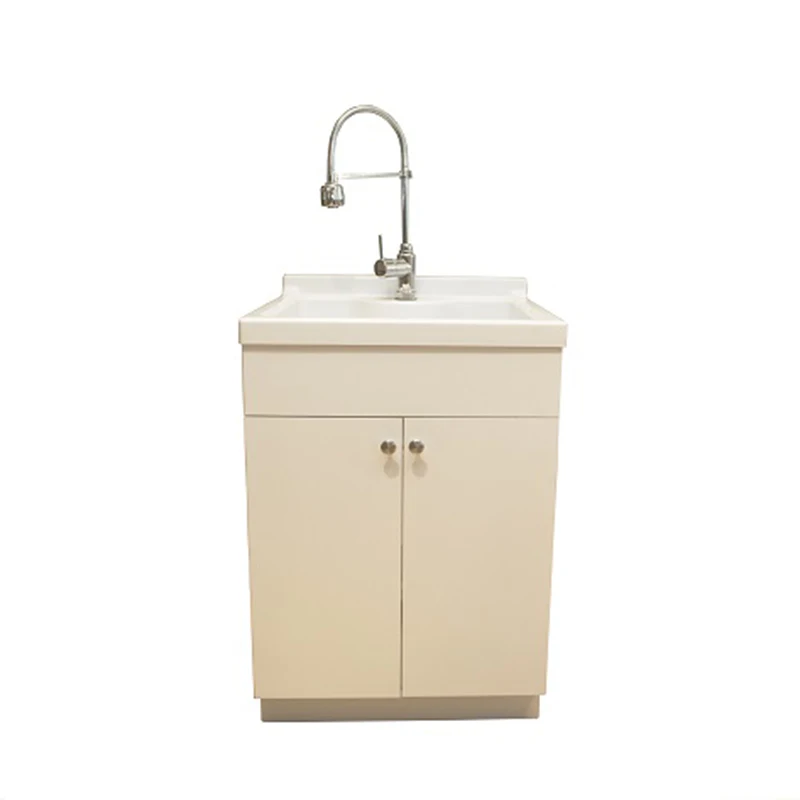 Lavabo cabinet Vanity Unité Blanc Bassin Toilette Rangement Porte de meuble évier