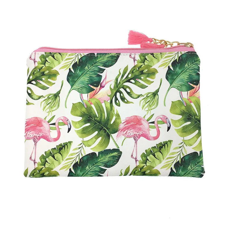 Cosmetic Pu Leather Zipper Make up Pouch
