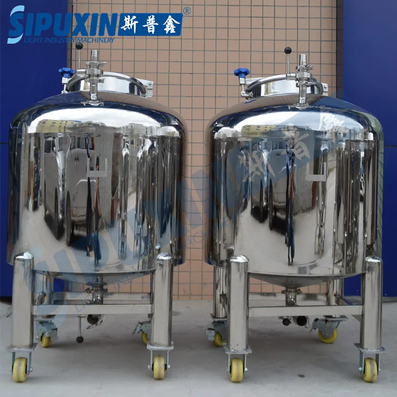 Stainless Steel Liquid CO2 Storage Tank 100L-2000L Capacity Carbon Steel with Motor and Manhole for Liquid Nitrogen Storage