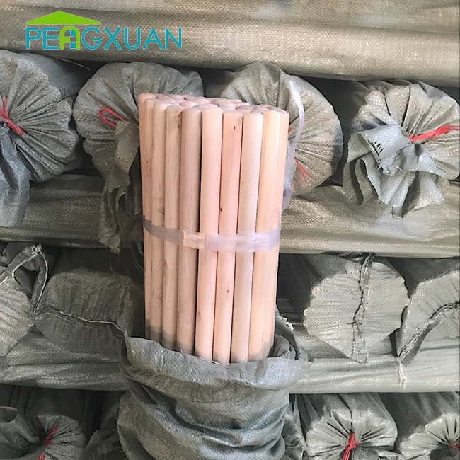 110-180cm Length Dry Natural Round Wood Poles for Broom and Mop Household Cleaning Tools & Accessories