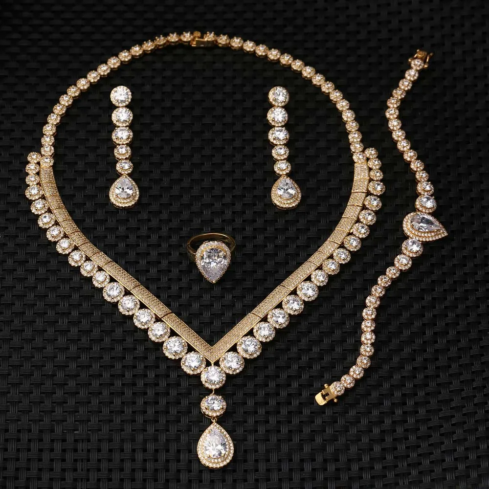 Custom Heavy Bridal Brass Necklace 