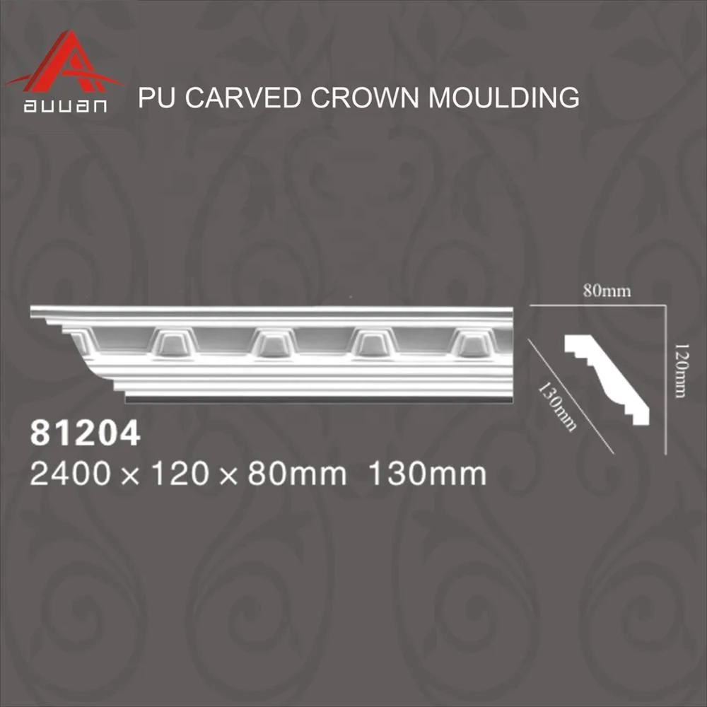 Polyurethane Pop Foam Cornices Frame Moulding False Ceiling Moulding for House Design