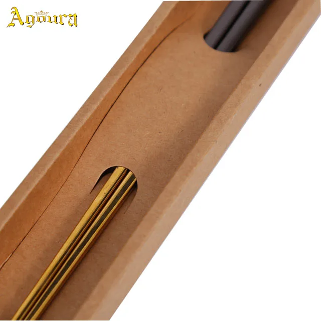 High Quality and Best Selling Single Pair Chopstick Kraft Paper Box Rigid Cover Packaging Box Customized Tableware Chopstick Box