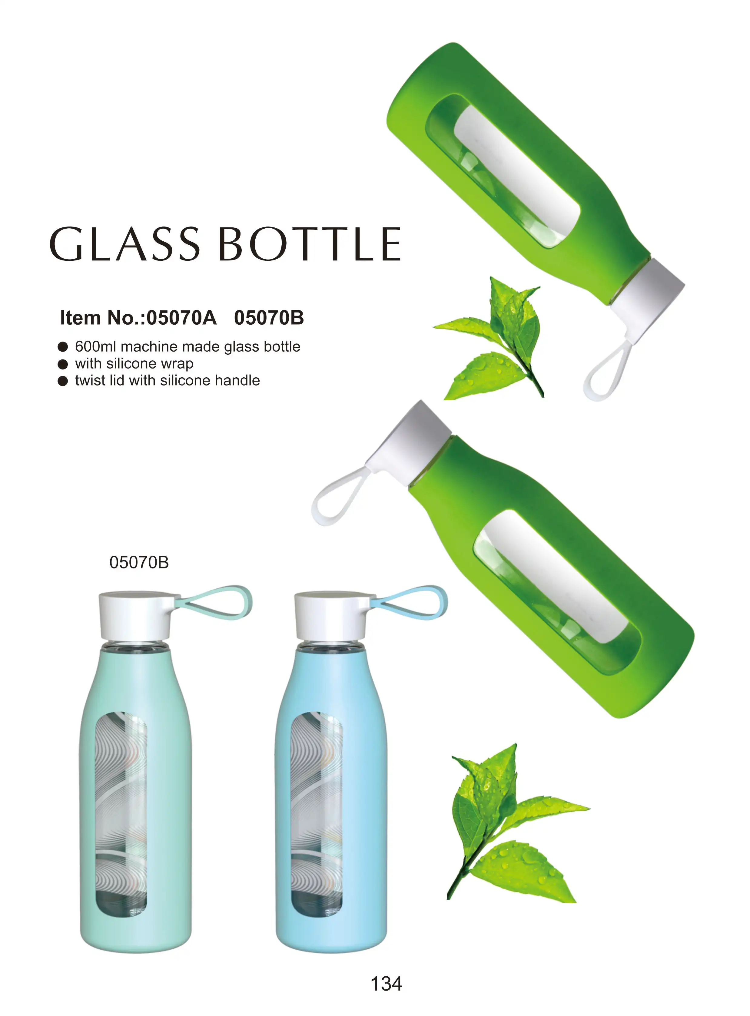 New Design BPA Free Borosilicate Glass Water Bottle Bamboo Lid with Silicone  Sleeve - China Recycled Glass Water Bottle and Ecofriendly Drinking Bottle  price