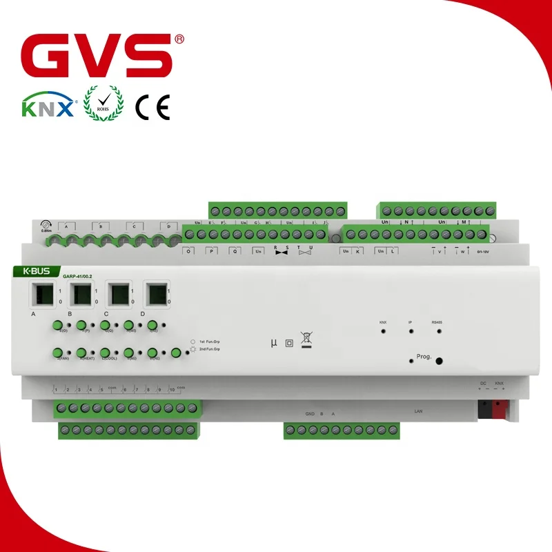China Manufacturer GVS K-bus KNX/EIB Intelligent Installation Systems KNX  Universal Interface 4 FOLDS KNX Smart Home System