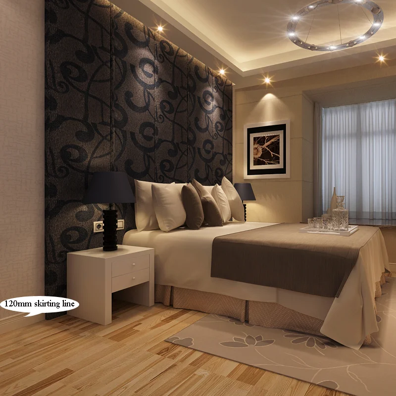 Fireproof Building Material Interior Decor 450mm Four-slot Wallboard WPC Wall Panel