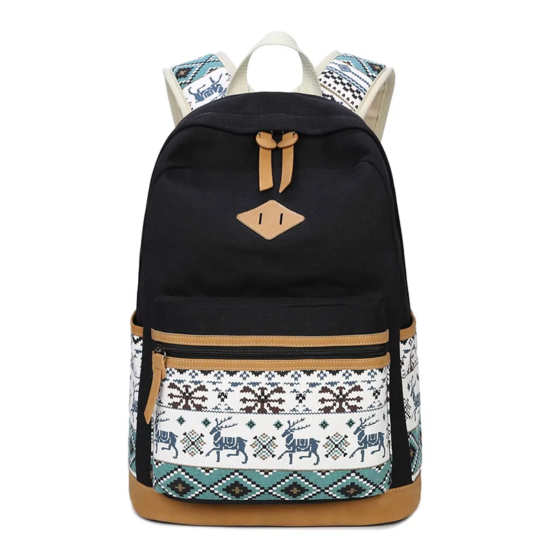 Cute Canvas Fashion Backpacks School Bags  Cute canvas backpack, School  bags, School backpacks