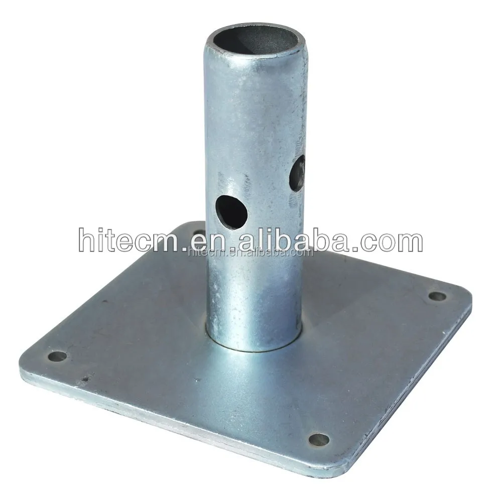 Scaffolding Steel Round Post Base Plate - Buy Base Plate,Scaffolding ...