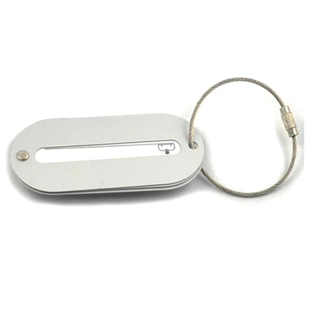 Promotional Aluminium Luggage Tag Personalized Metal Luggage Tags