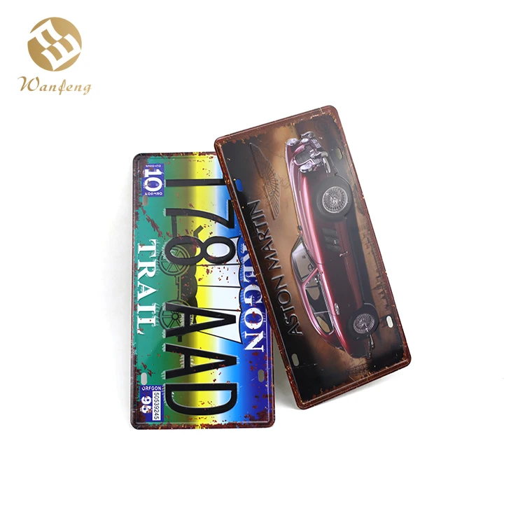 Hight Quality Car Number Vintage Mexico Tourist Souvenir License Plates