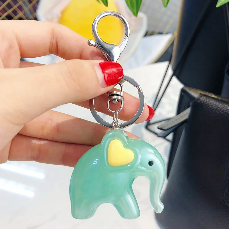 Акция, пряжка для ремня безопасности, акриловый слон, животное, брелок для детей