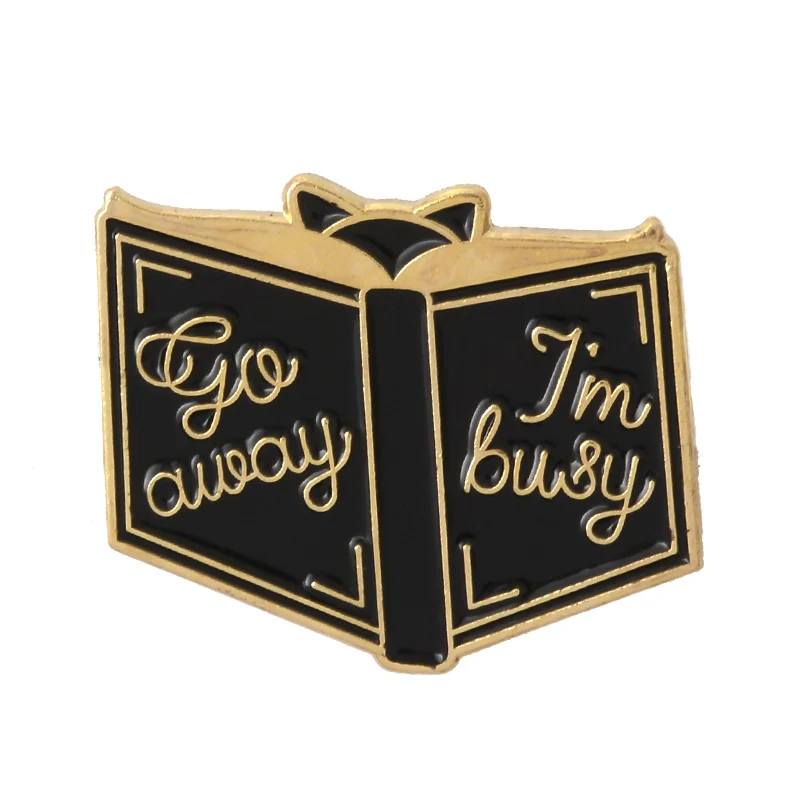 Pin go. Брошь - значок "книги". Брошь читай книги. Go away значок.