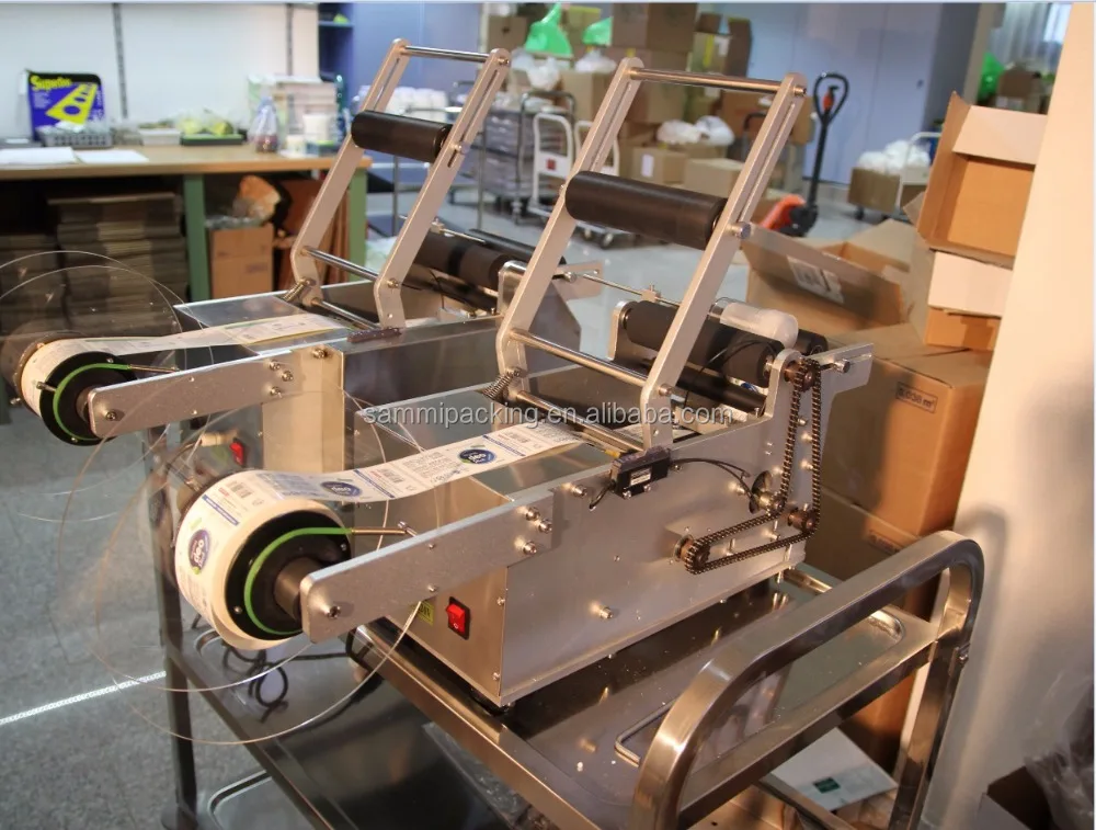 MT50 Semi-auto Round Bottle Labeling Machine, Semi-auto Labeler, Semi Automatic Label Machine - Image 6