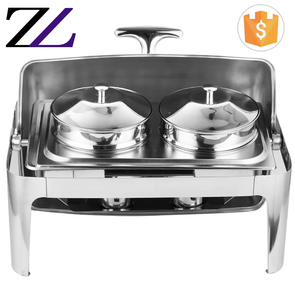 Source 10L Soup buffet serving hot pot container catering chaffing dish  stainless steel electric portable soup warmer on m.