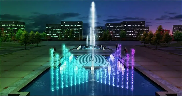 Portable Simple and Convenient Musical Water Fountains for Wedding Decorations