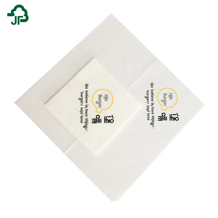 Семейная бумажная салфетка с напечатанным логотипом