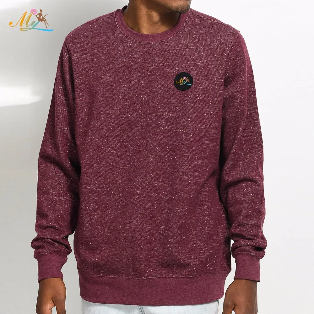 fitted crew neck sweatshirt