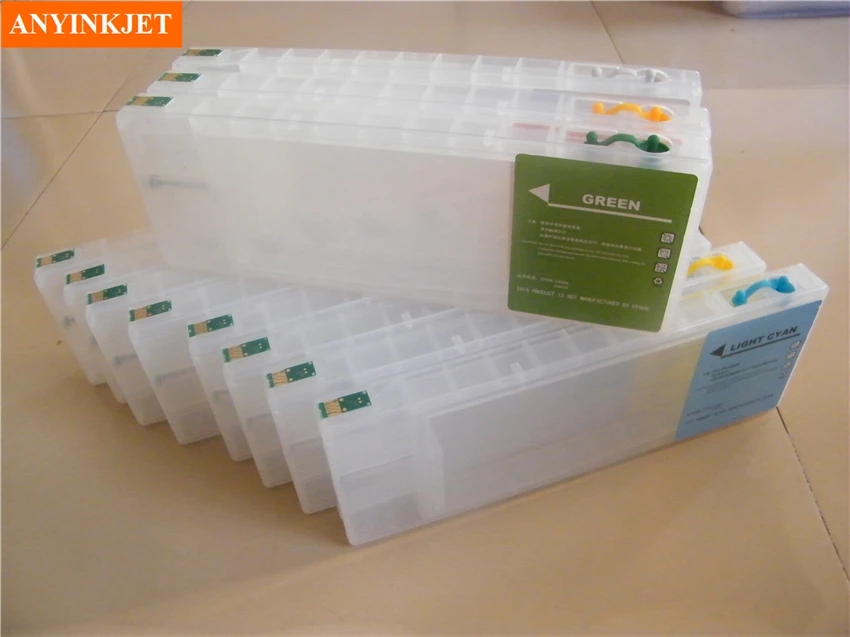 
 Совместим с Epson T6531-T6539 T653A T653B, многоразовый чернильный картридж для Epson Stylus Pro 4900 4910 с дуговыми чипами  