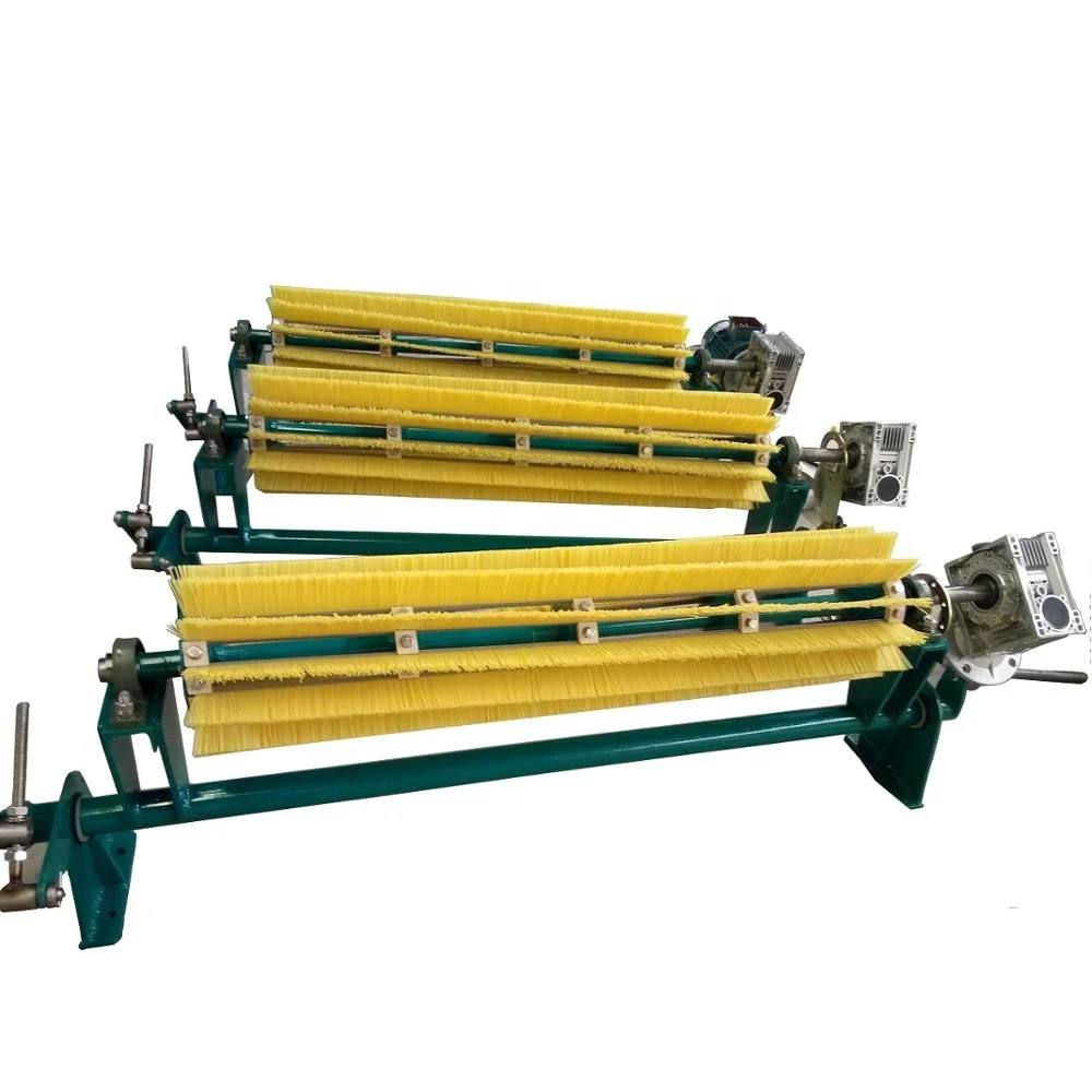 Rotary Adjustable Cylindrical Conveyor Brushes Belt Scraper Cleaner
