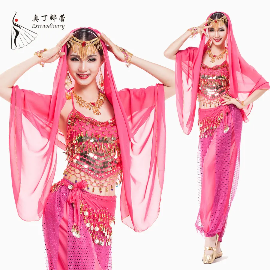 Disfraz de baile indio de Bollywood para mujer, ropa de actuación en  escenario, disfraces Punjabi femeninos, Ropa de baile Oriental, DQL6369,  nuevo